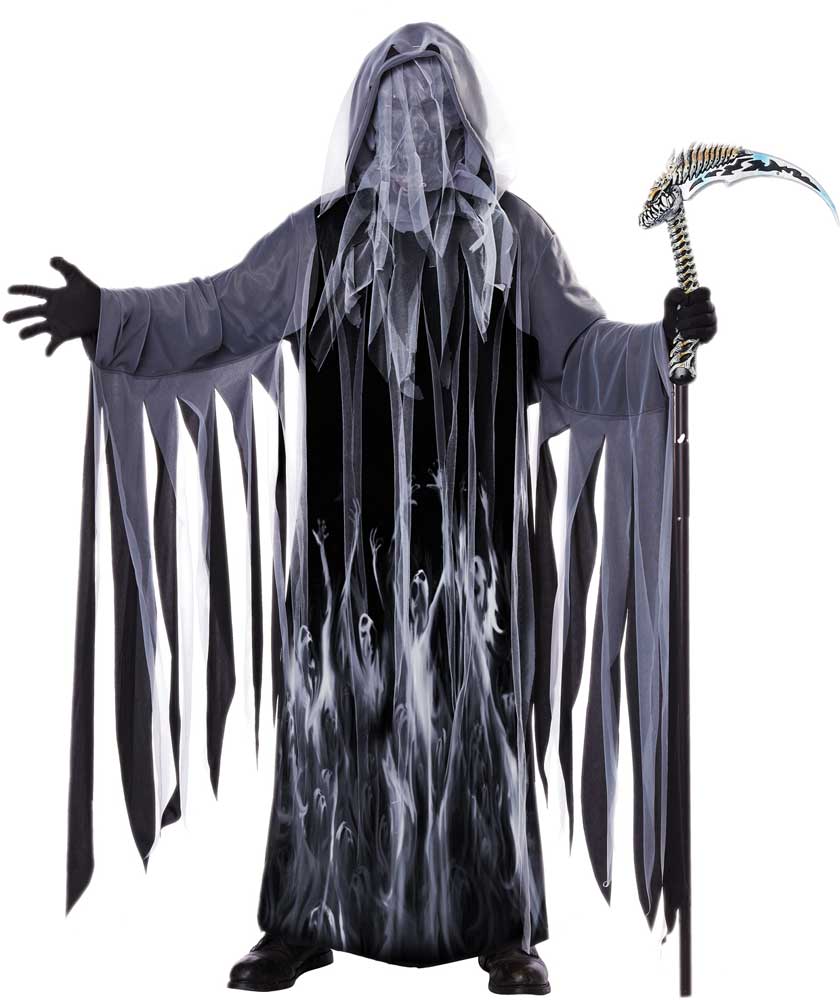California Costumes Soul Taker Reaper Monster Adult Men Halloween Costume
