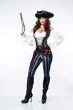 California Costumes Brazen Buccaneer Pirate Adult Women Halloween Costume