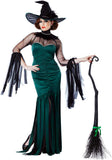California Costumes Rhinestone Trim Dress Witch Adult Women Halloween Costume