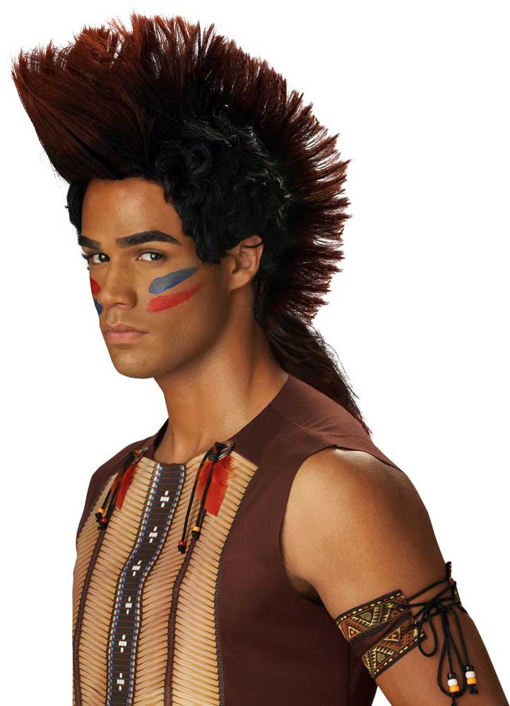Indian Warrior Wig California Costume 70080