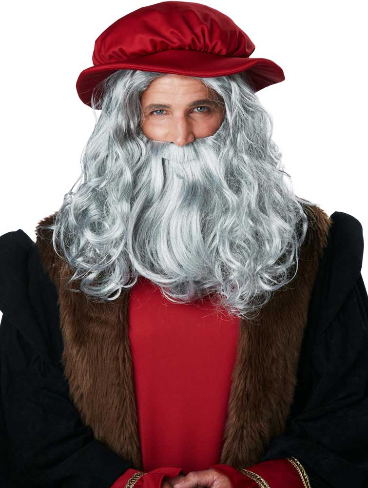 RENAISSANCE MAN WIG & BEARD California Costume 70233