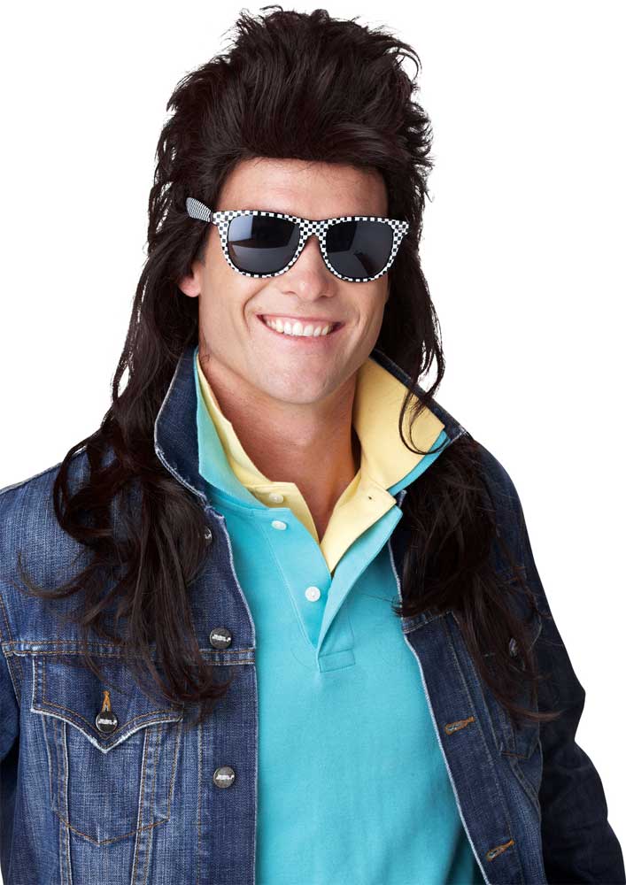 80's Rock Mullet Wig California Costume 70620