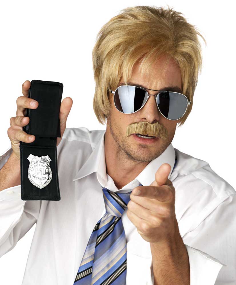Ace Detective Wig California Costume 70645