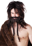 Viking Warrior Brown Wig Beard & Mustache California Costume 70775