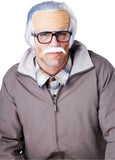 Rude Grandpa Cap Wig California Costume 70798