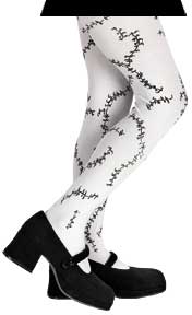 Stitched White Pantyhose Disguise 14392
