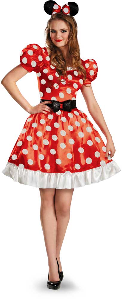 Red Minnie Classic Adult Disguise 58791