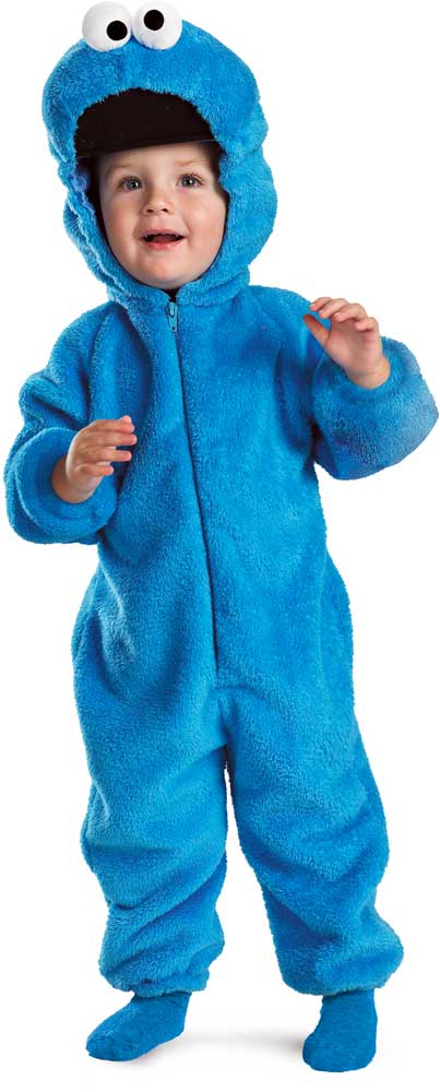 Cookie Monster Deluxe Two-sided Plush Jumpsuit Disguise 6598