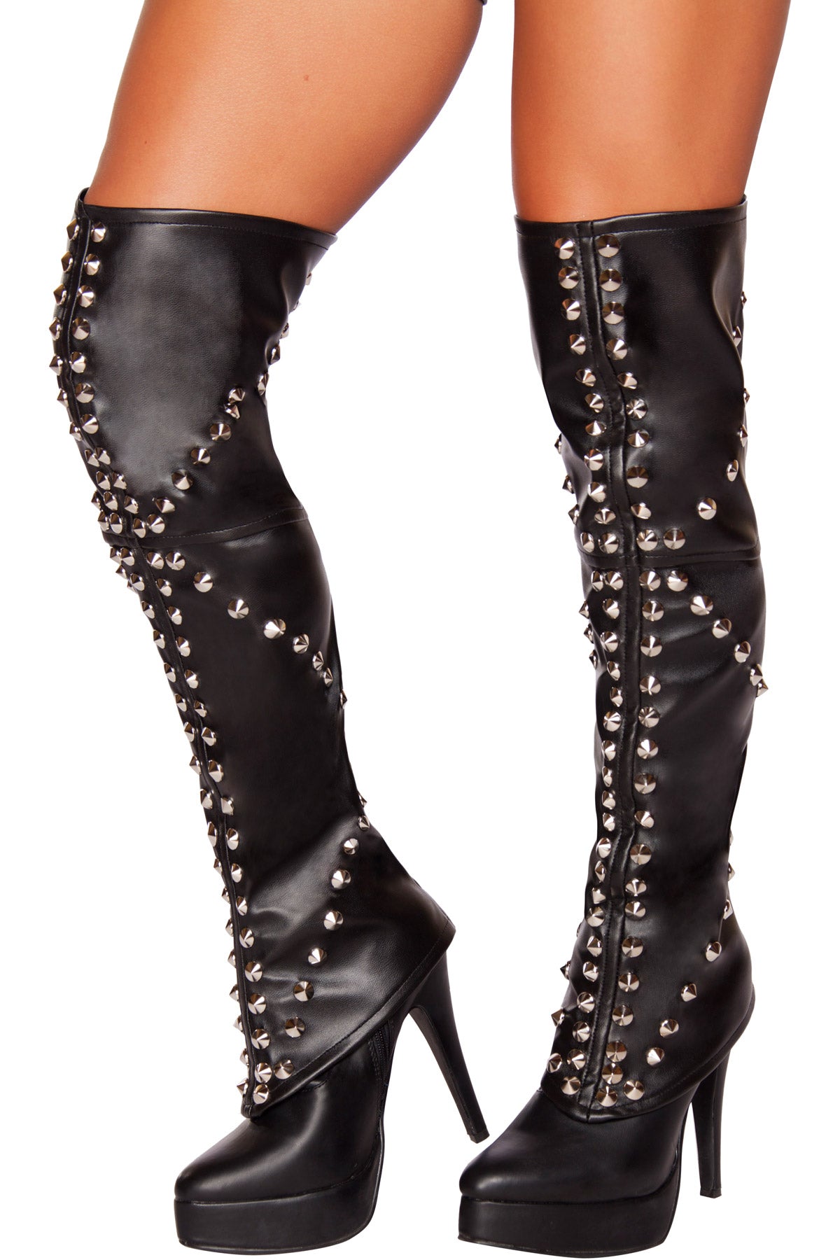 Spike Studded Leggings Roma LW4569