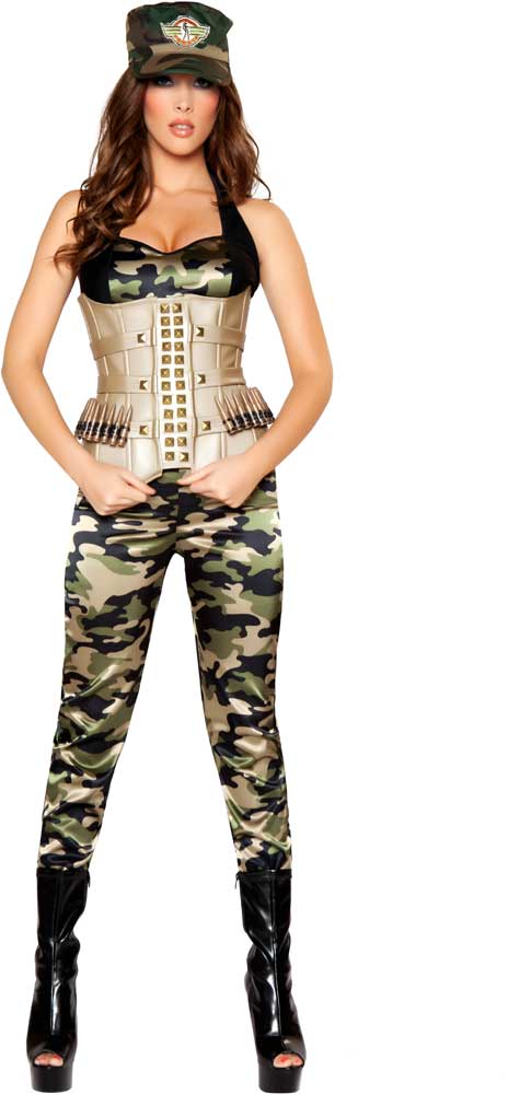 Camo Army Soldier Costume Roma 4331