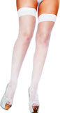 White Fishnet Stockings Roma ST102