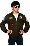 Officially Licensed Us Navy? Topgun Unisex Pilot Jacket Underwraps 27684