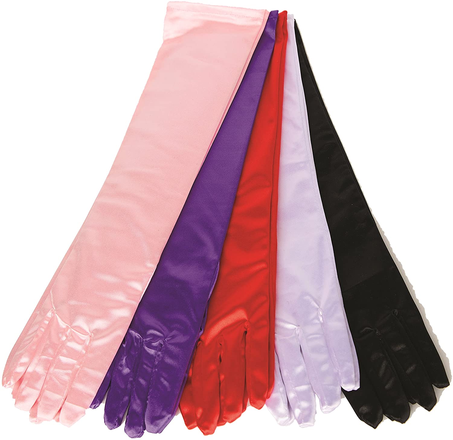 Satin Gloves - Purple Underwraps 29819