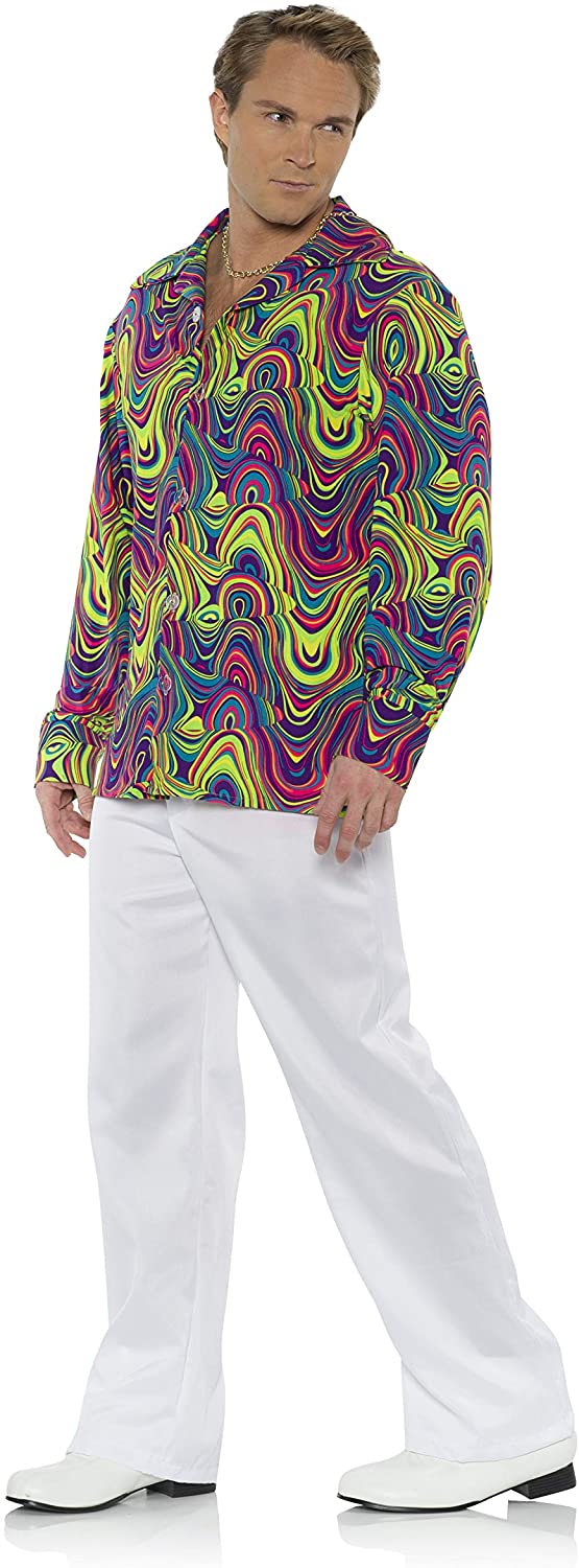 70'S Blacklight Shirt Underwraps  29910