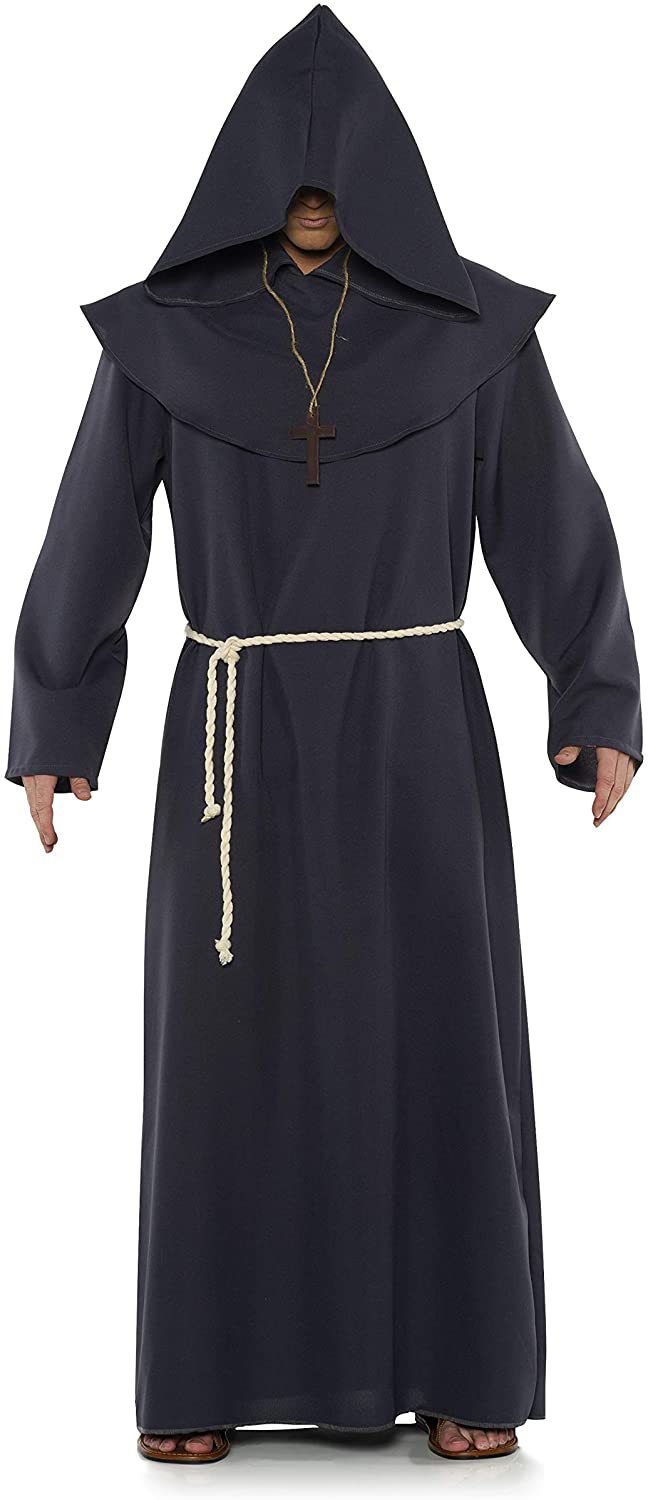 Monk Robe - Grey Underwraps  29919