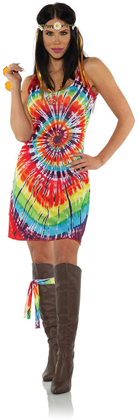 Tie Dye Mini Dress Underwraps 29946