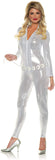 Metallic Jumpsuit-Platinum Underwraps 30149