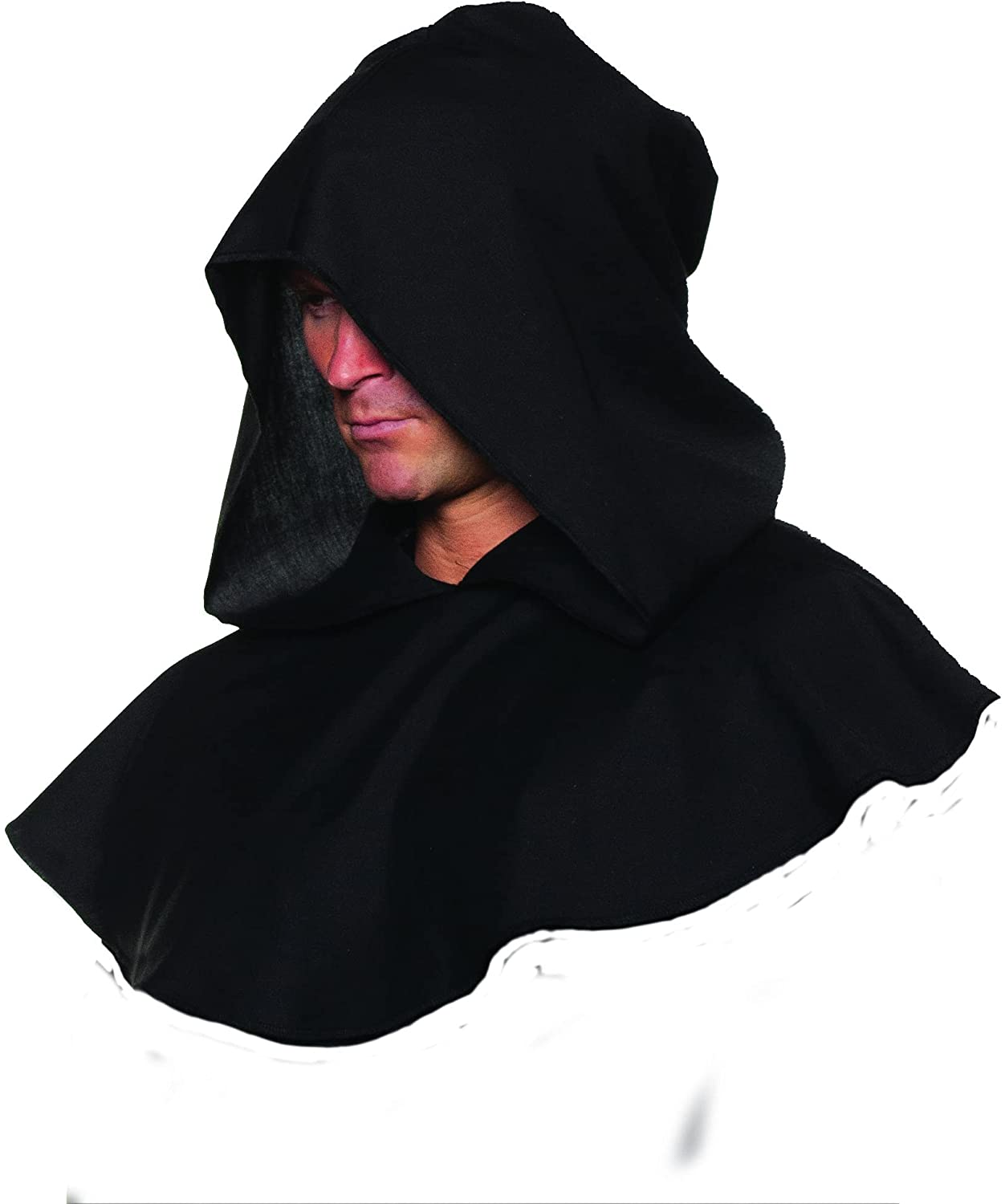 Monk Hood-Black Underwraps 30368