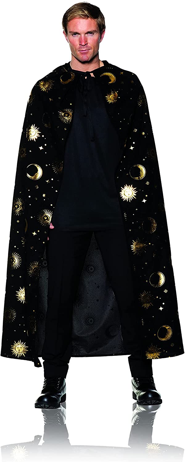 Wizard Cape- Black Underwraps 30377