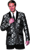 Silver Jacard Skull Jacket Underwraps 30387