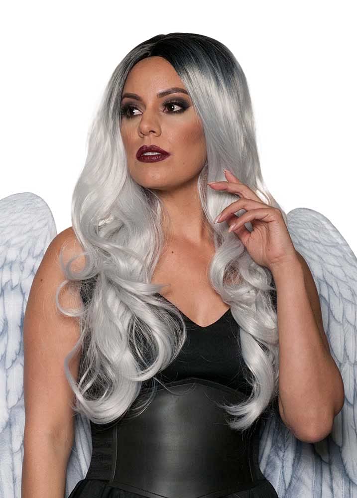 Silver Black Ombre Wig Underwraps 30460