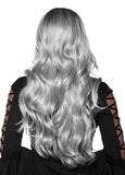 Silver Black Ombre Wig Underwraps 30460