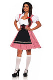 Oktoberfest Beer Girl-Red/Blk Underwraps 30532
