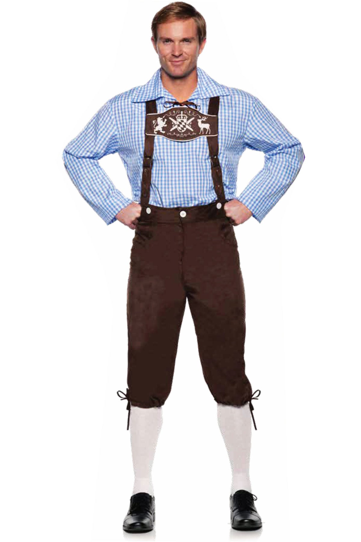 Deluxe Lederhosen - Brown Underwraps 30553