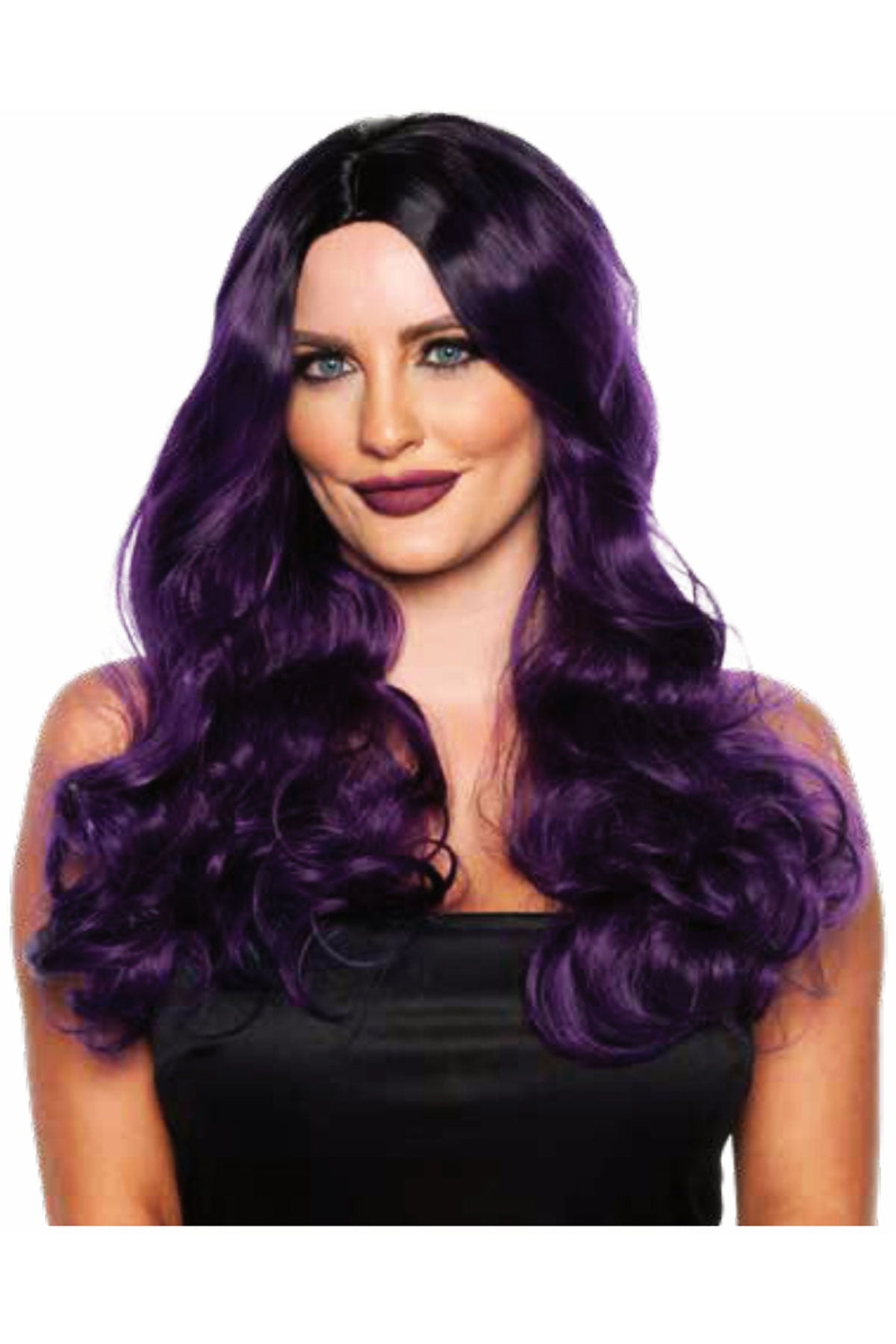 Blended Wig- Purple/Black Underwraps 30668