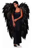 Full Length Angel Wings-Black Underwraps 30679