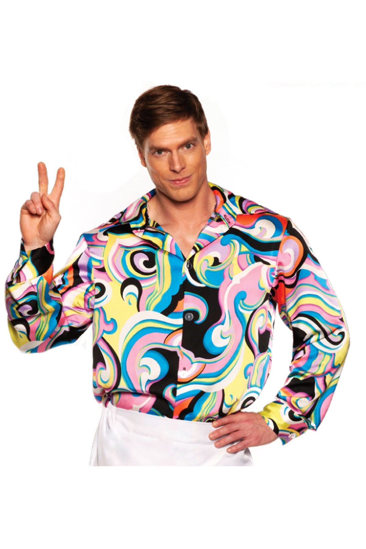 60'S Shirt- Multicolor Underwraps 30704