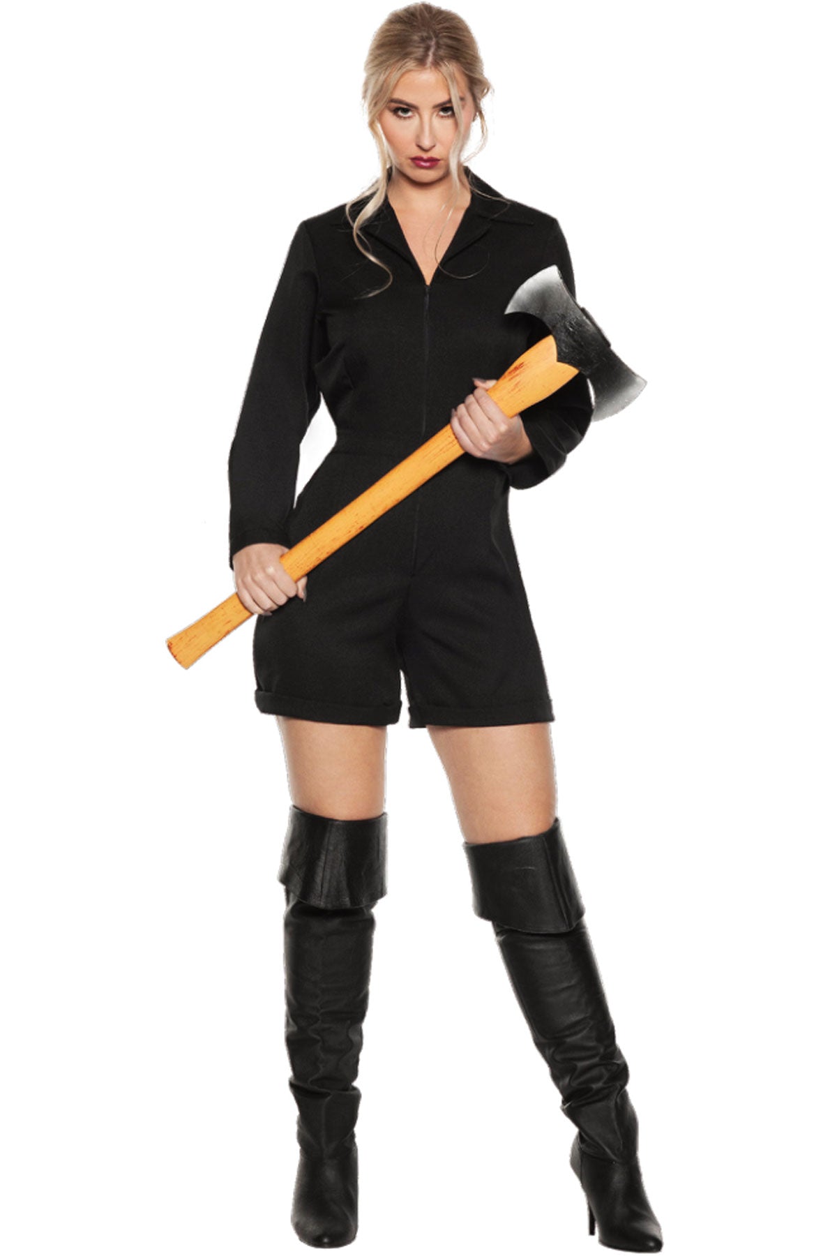 Women'S Horror Romper-Black Underwraps 30732