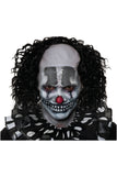 Clown Wig With Bald Cap-Black Underwraps 30765