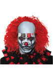 Clown Wig With Bald Cap-Red Underwraps 30766