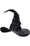 Curved Witch Hat- Black Underwraps 30782