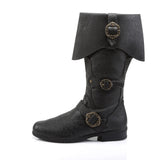 Pirate Booty Octopus Buckle Zip Side Cuffed Knee High Boots Shoes Pleaser Funtasma CARRIBEAN/299