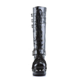 Punk Rock Goth Lolita Corset Lace Up Knee High Heels Boots Shoes Pleaser Demonia CHARADE/206