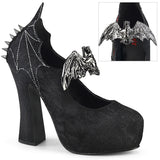 5" Heel 1" Concealed PF Maryjane Pump Pleaser Demonia DEMON/18