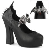 5" Heel 1" Concealed PF Maryjane Pump Pleaser Demonia DEMON/18