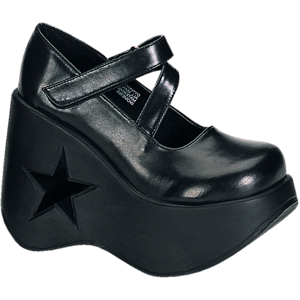 5" Star Cut-Out Goth Punk Lolita Mj Pleaser Demonia DYNAMITE/03