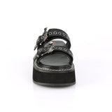 2" Platform Double Strap Slide Sandal Pleaser Demonia EMILY/100