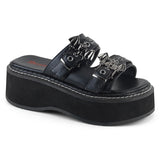 2" Platform Double Strap Slide Sandal Pleaser Demonia EMILY/100