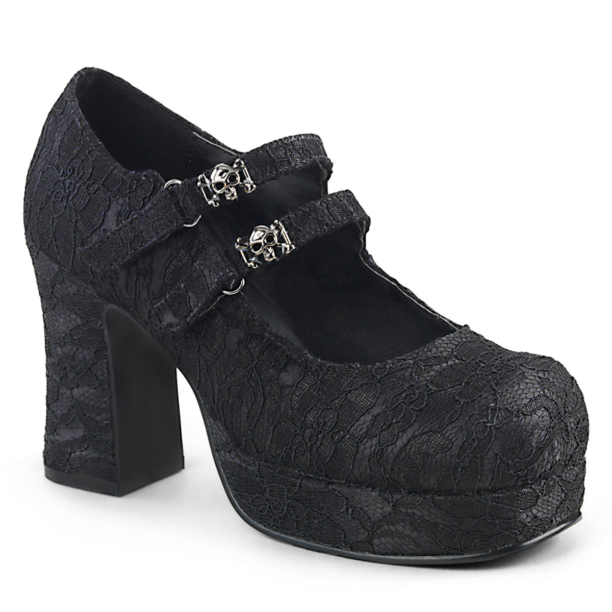 3 3/4" Heel, 1 1/4" PF Maryjane Pleaser Demonia GOTHIKA/09