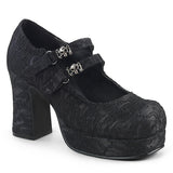 3 3/4" Heel, 1 1/4" PF Maryjane Pleaser Demonia GOTHIKA/09