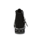 1 1/4" PF Lace-Up Ankle Boot, Side Zip Pleaser Demonia LILITH/278
