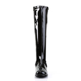 70S Disco Retro Side Zipper Block Heel Knee High Gogo Boots Shoes Pleaser Funtasma RETRO/300