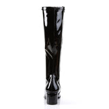 70S Disco Retro Side Zipper Block Heel Knee High Gogo Boots Shoes Pleaser Funtasma RETRO/300