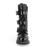 Mid Calf Buckle Strap Lace Up Rugged Goth Punk Combat Boots Shoes Pleaser Demonia RIOT/12