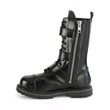 Mid Calf Buckle Strap Lace Up Rugged Goth Punk Combat Boots Shoes Pleaser Demonia RIOT/12