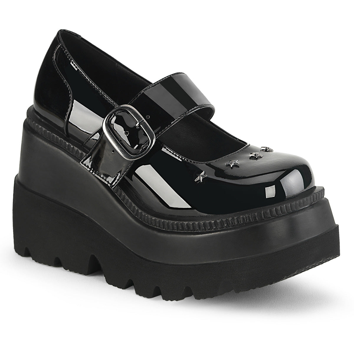 4 1/2" Wedge Pf Maryjane Pleaser Demonia SHA23/B